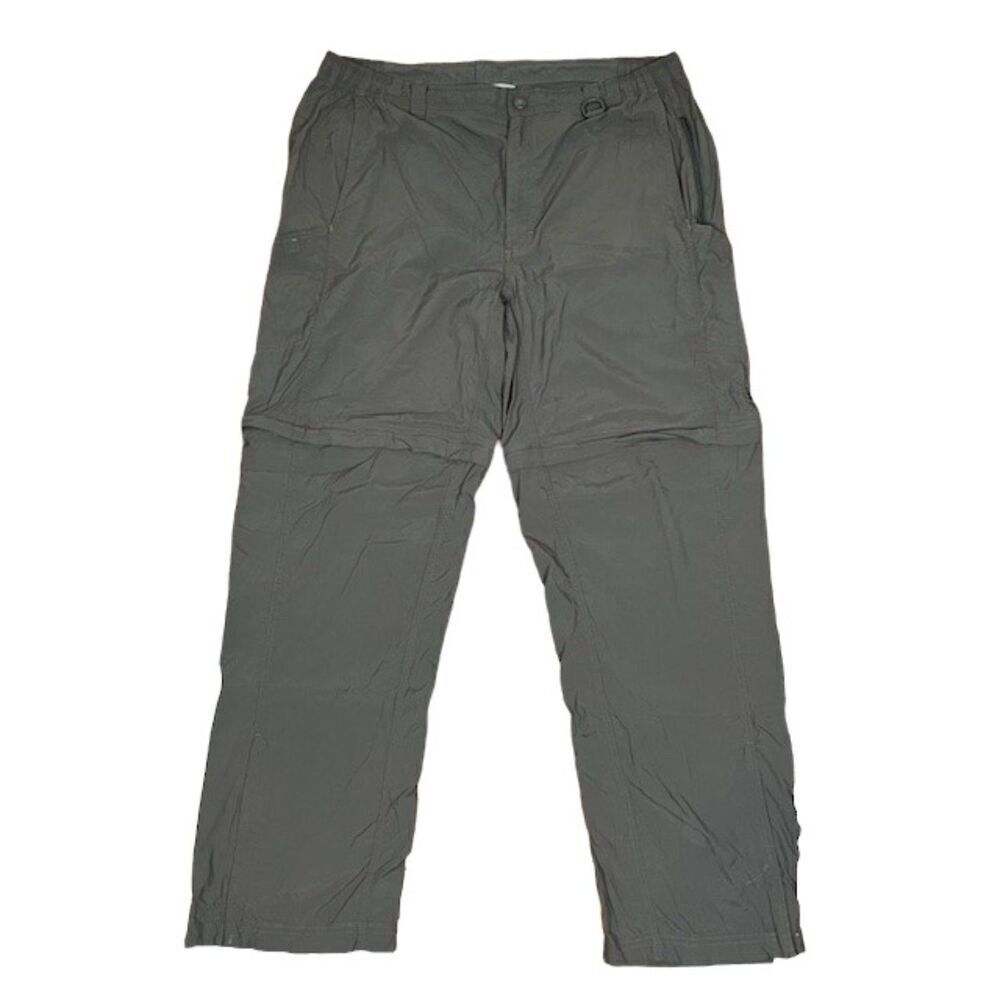 The‎ North Face Convertible Hiking Pants Zip Off Legs Charcoal Men's Size XL